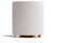 Fellow Monty Milk Art Cups - Double Wall Ceramic Cortado Mug, Matte White with Copper Base, 4.5 oz Cup