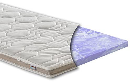 ARBD Kaltschaum Topper 200x200 cm – 7cm Matratzentopper H2 weich – orthopädische Matratzenauflage für Doppelbett & Familienbett – atmungsaktiv, ergonomisch & Allergiker geeignet