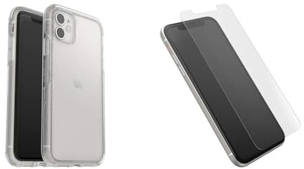OtterBox Symmetry Clear Hülle für iPhone 11 Alpha Glass Displayschutz für iPhone 11 / iPhone XR