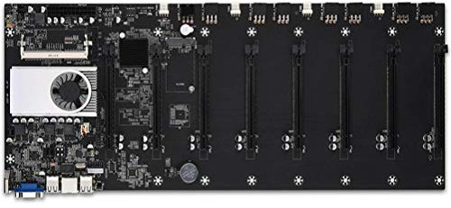 CeFoney Motherboard Bundle 8 Graphics Card Slots Mining Motherboards Low Power Mining Machine Motherboard CPU Set Computer Motherboard Combo