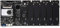CeFoney Motherboard Bundle 8 Graphics Card Slots Mining Motherboards Low Power Mining Machine Motherboard CPU Set Computer Motherboard Combo