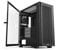Montech Air 1000 Lite ATX Mid-Tower-Gehäuse, schwarz, 3 x 120 mm Lüfter mit hohem Luftstrom, vorinstalliert, schwenkbares Glas-Seitenpanel, Mesh-Frontplatte, Upgrade-Raum für High-End-GPU und