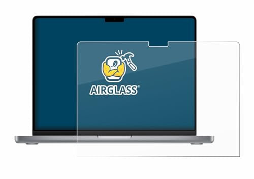 BROTECT Protector Pantalla Cristal para Apple MacBook Pro 14 2021 Protector Vidrio - [Dureza 9H, Anti-Arañazos]
