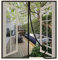 Risareyi Mosquitera Ventana Magnetica 70x100cm, Negro - Cortinas Mosquitera Puerta Magnetica con Imanes, Cierre Automático, Que Entre Aire Fresco