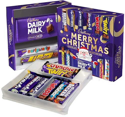 Cadbury Gifts Direct Christmas Double Deck Selection Gift Box, 503.5g (Pack of 1)