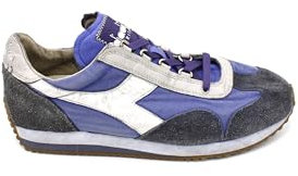 Diadora Scarpe Heritage Equipe H Dirty Stone Wash Evo Sneaker Unisex Viola Violet Storm (Numeric_44_Point_5)