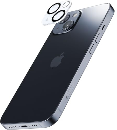 cellularline | Camera Lens - iPhone 14/14 Plus | Gehärtetes Glas für den Kameraschutz – Stoßdämpfung, Anti-Blasen, Ultra-Clear, Anti-Fingerprint