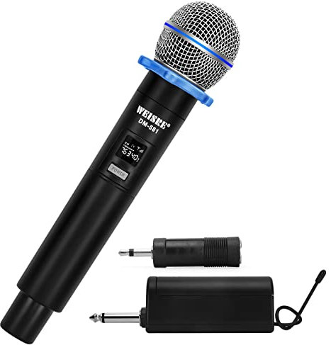 QiCheng&LYS Dynamisches Gesangsmikrofon,Professionelles unidirektionales Handmikrofon für Bühne Karaoke,Gesangsaufnahme（ DM-581）