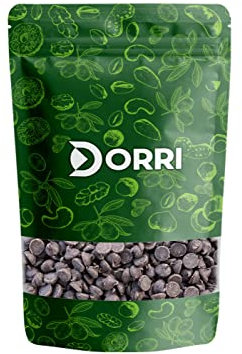 Dorri - Plain Chocolate Chips 100g | Premium Quality, Party Snack, Suitable for Chocolate Fountain, Moulding, Baking & Cooking (Available from 100g to 3kg)