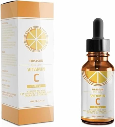 Vitamin C Serum 20% Hyaluronic Acid Brightening Serum Dark Spots Wrinkles | 20% Vitamin C serum with hyaluronic acid that brightens skin and targets dark spots, wrinkles and fine lines.