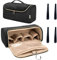 Borsa Compatibile con l'asciugacapelli Dyson Airwrap, Borsa Viaggio per l'asciugacapelli Airwrap Borsa Stoccaggio l'asciugacapelli Completo Airwrap Gli Accessori con Gancio Appendere 4 Clip Nero
