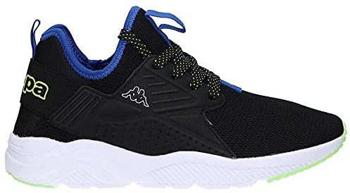 Kappa San Puerto Herren-Sneaker, Schwarz/Grün, 46 EU