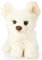 Uni-Toys - Chihuahua weiß, sitzend - 18 cm (Länge) - Plüsch-Hund - Plüschtier, Kuscheltier