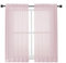 OWENIE Durchsichtige Vorhänge, 137 cm Länge, 2 Stoffbahnen, zarte, luftige Fenstervorhänge für Schlafzimmer, durchscheinende Voile-Vorhänge, 2 Stück, 213 cm breit, 137 cm lang
