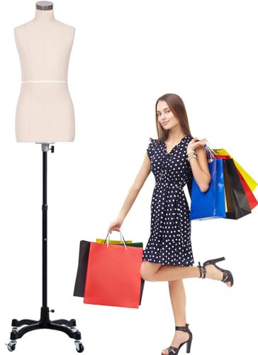 YEHOZZ Kleinkind-Schaufensterpuppen-Torso, Halbe Schneiderpuppe Aus Schaumstoff Zum Nähen Auf Rad, Kinderschneidermodell Für Schneiderpuppen, Kinderschaufensterpuppe,Small