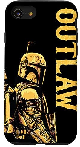 iPhone SE (2020) / 7 / 8 Star Wars The Book of Boba Fett Outlaw Black Case
