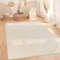Paco Home Teppich Wohnzimmer Schlafzimmer Hochflor Skandinavisches Design Boho Motiv Abstrakte Optik Einfarbig 3D Waschbar Beige, Grösse:200x280 cm
