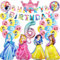 Prinzessin Luftballons Geburtstag Deko 6 Jahre Mädchen- Prinzessinnen Geburtstagsdeko 6 Jahr Princess Ballon Deko 6. Geburtstag Folienballons Birthday Banner für Kindergeburtstag Party Ballons Deko