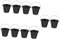 BESPORTBLE 10 Pezzi Griglia Per Barbecue All'Aperto Barbecue Secchio Di Olio Barbecue Secchio Di Grasso Griglia Secchio Di Grasso Griglia Barile Di Gocciolamento Grill Forniture Grill