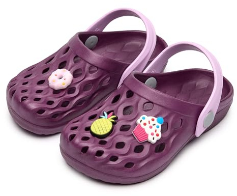 Ladeheid Clogs Kinder Schuhe für Mädchen und Jungen leichte Gartenclogs Gartenschuhe Kinder LA-CA-15