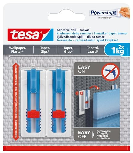 Clavo autoadhesivo para pinturas de lienzo tesa 2 x 1 kg