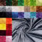 Pannesamt Meterware - Panné Samt Stoff - Dekostoff, Knit Velour Polyester - Samtstoff glänzend - Velour glänzend *Ab 50cm x 147cm, Farbe: 085 dunkelgrau