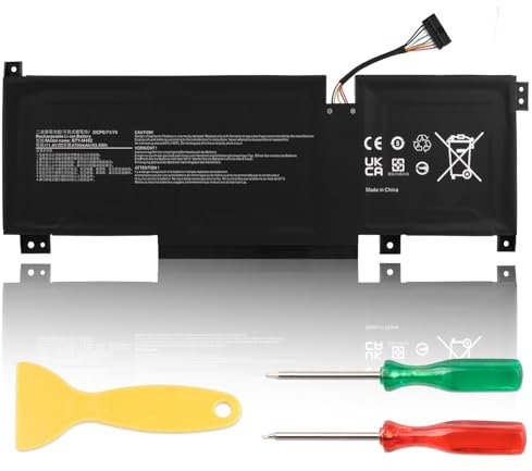 BTY-M492 Batteria Compatibile con MSI Bravo 15 B5DD Sword 15 A11UD A11UE A11SC Katana GF66 GF76 11UC 11UD 11UE 11UG 11SC 12UD 12UDOK 12UE 12UEO 12UEK WF66 Crosshair 15 17 A11UCK A11UDK, 53,5 Wh