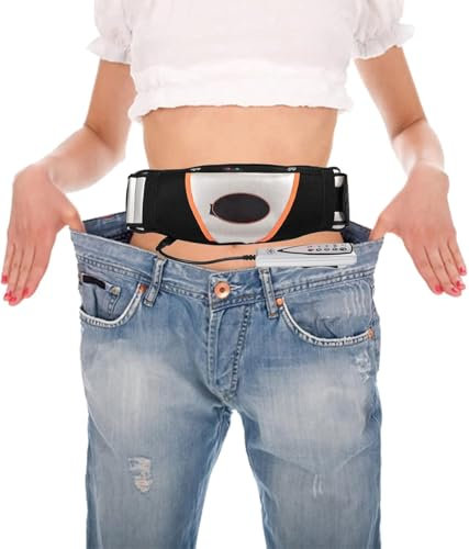 Electric Vibrating Massager Heating Belt for Weight Loss, Fat Burning on Belly, Pain Relief for Lumbar Abdominal Leg Cramps