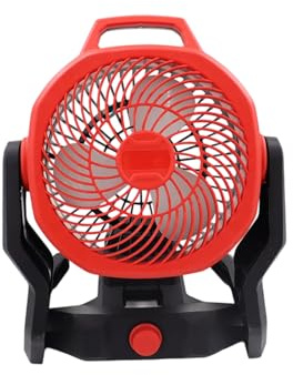 TAZIZI 10inch Portable Camping Fan, Power Desktop Floor Fan for BL1860 BL1850 BL1840 BL1830 BL1820 BL1815 Battery