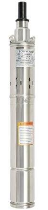 WAFOHSR Submersible Pump Deep Well Pump Screw Pump Deep Well Submersible Pump Stainless Steel Water Pump Cistern Suction Pump Wide Application