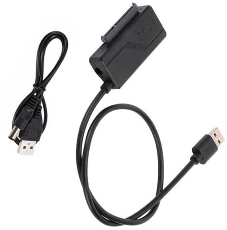 Vynetra Universals Externer Festplattenadapter mit dediziertem Stromkabel für 3,5 Zoll SATAIII HDDs SSDS-Adapter