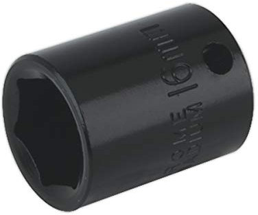 Sealey Is3816 Impact Socket 16Mm 3/8Sq Drive
