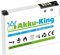 Akku-King Akku kompatibel mit Motorola BX50 - Li-Ion 900mAh - für Razr V9, Razr2 V9, Zine ZN5, SNN5806