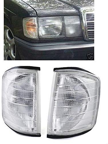 Carparts-Online Blinker weiß - Paar für Mercedes 190 W201 82-93