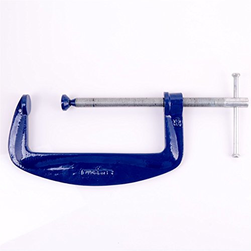 White Hinge 8 Extra Heavy Duty G Clamp - Blue