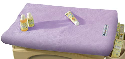 Andy & Helen Copri fasciatoio Universale con angoli elasticizzati in spugna 100% cotone Lilla