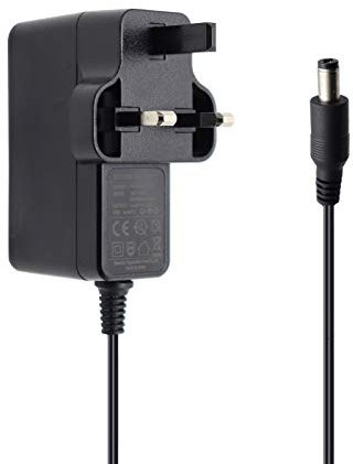 12V 1A DC Power Supply charger Adapter for Kids Electric Ride on Car, Bike Scooter Buggy Quad, Jeep, Quad Bike, Sports Car, 5.5mm x 2.1mm DC Jack, UK Plug