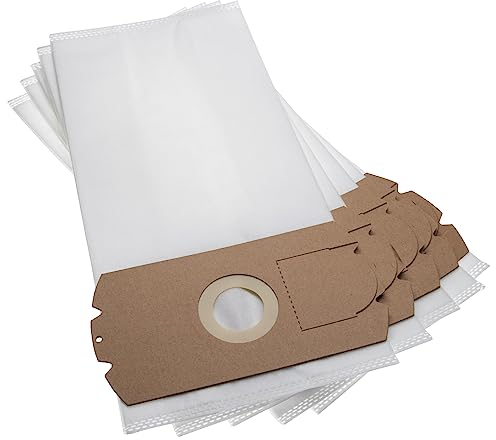 vhbw 5x sacchetto compatibile con Ferrari Electronic 1000, G3 aspirapolvere - in microfibra, 39cm x 18cm, bianco