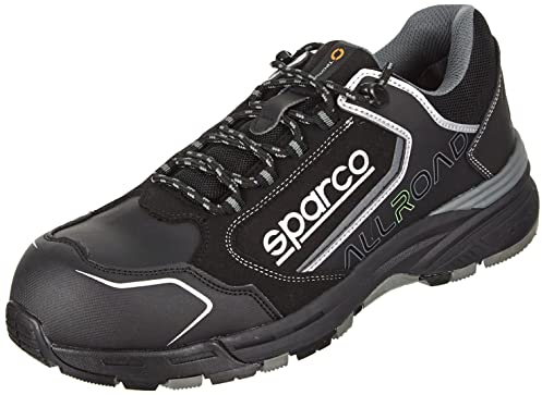 Sparco Allroad S3 SRC, Unisex-Anti-Luck-Arbeitsschuhe, Schwarzgrau, 43 EU
