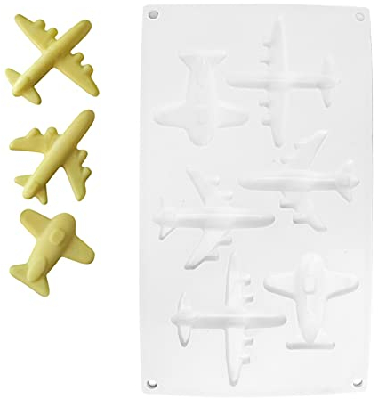 Flugzeug-Silikonform, 3D-Silikon-Backform, Schokoladenmousse-Form für Sugarcraft-Kuchendekoration, Cupcake-Topper, Epoxidharz, Fondant