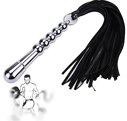 RiaKona Fitness de Jeu de rôle de Fouet en Cuir，Sommeil Satin Bandeau Les Yeux