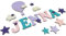 Holzbuchstaben I Türbuchstaben, Buchstaben personalisiert I Kinderzimmer I Deko Kinderzimmertür Dekoration I Geburtsgeschenk Taufgeschenk I Taufe Geburt Geschenk Jungen Mädchen (Farbmuster JENNA 7cm)