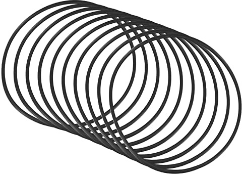 QUARKZMAN 10Stk O-Ringe Dichtung 63mm x 59mm x 2mm Schwarz | Nitrilkautschuk Metrischer O-ring Dichtung