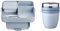 Mepal Brotdose Lunch to go Set - inkl. Lunchpot - Brotdose Large mit Bento Box - Lunchbox für kleine Snacks & Reste - Brotdose Erwachsene - Essenbox mit Fächern - Nordic blue