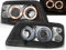 CR-Lights Angel Eyes Scheinwerfer Set in schwarz für VW T5 04.2003-08.2009
