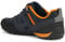 Geox Herren Uomo Snake C Sneaker, Navy/ORANGE, 44 EU