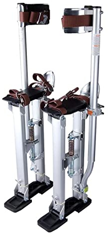 Samnuerly 24- 40 verstellbare Aluminium-Trockenbau-Stelzen, Dekorateur-Stelzen, Baumeister, Maler, Verputzer, Stuckateure, Stelzen, Aufzüge, Werkzeug