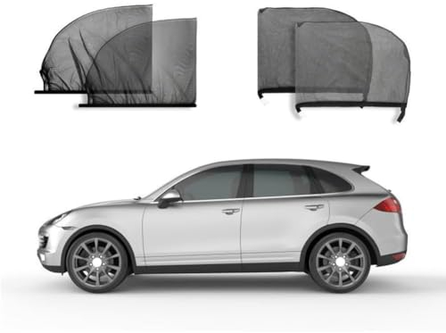 Auto Seitenfenster Sonnenschutz für Opel Corsa-C Corsa-D Corsa-E Corsa-F, Vordere und Hintere Seitenscheiben UV-SchutzSonnenschutz Atmungsaktiv Zubehör,C/Entire-Vehicle