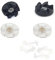 Pièces de rechange compatibles avec Nutribullet Blender 600 W Pro 900 W Lame et base, engrenage de base du moteur et ensemble d'engrenages en caoutchouc avec coussinet de choc