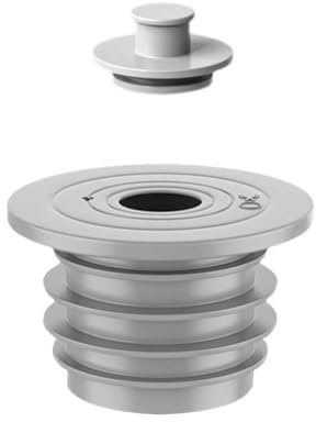 WSRRDRECVHi Junta de Manguera de Drenaje, Tapón de Silicona, Sello de Tubería de Lavadora, Tapón de Suelo Antiolor, Anillo de Sellado